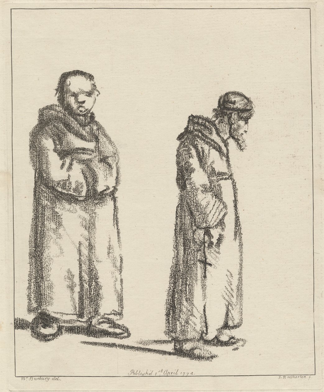 Dos monjes de James Bretherton