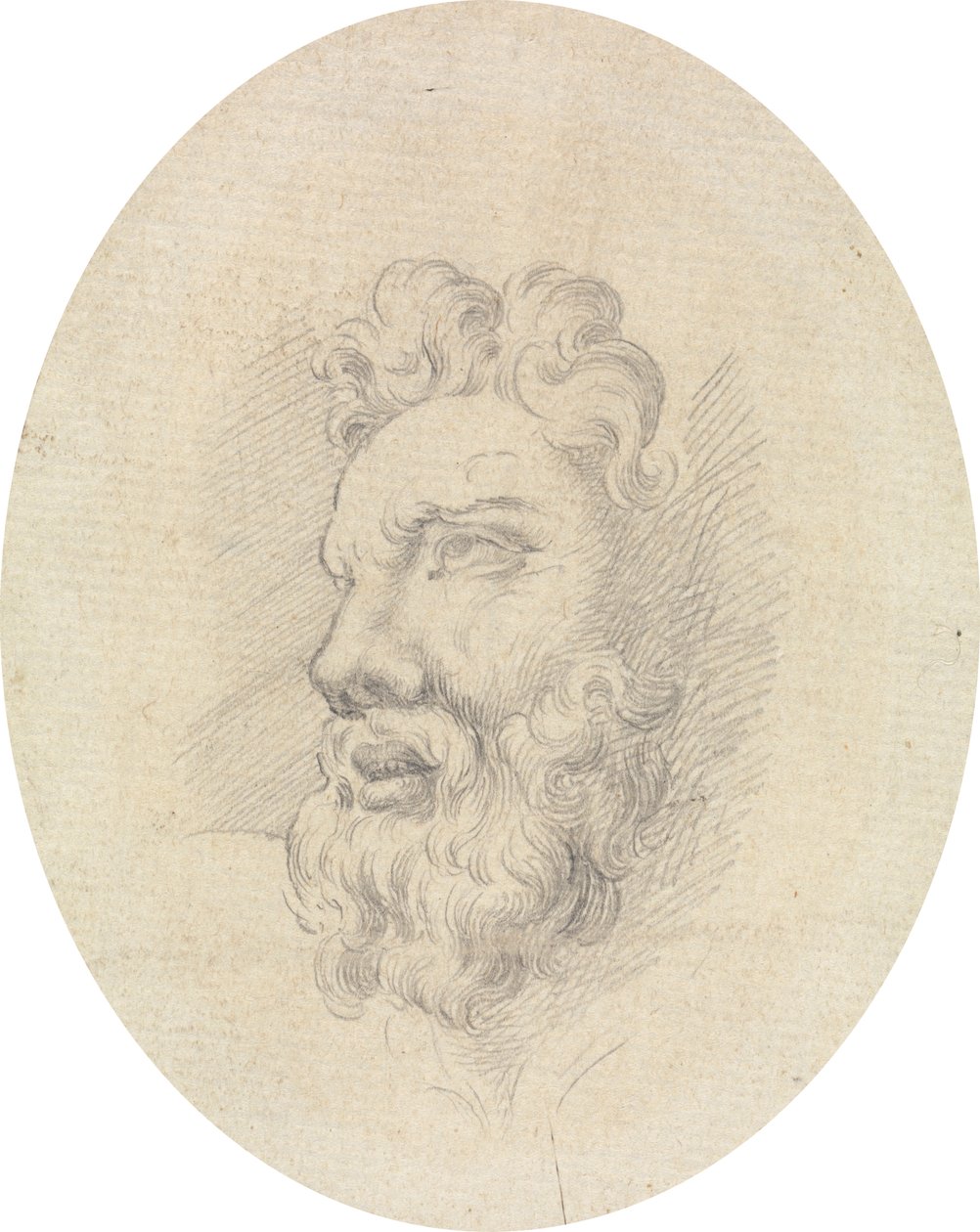 Cabeza de hombre barbudo de James Bruce