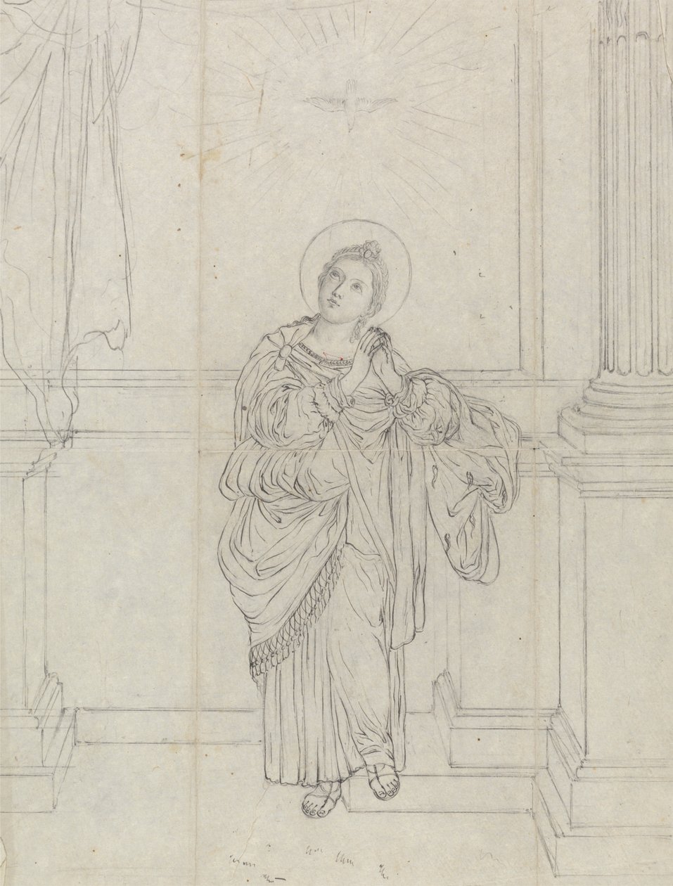 Santa Inés (según Domenichino) de James Bruce