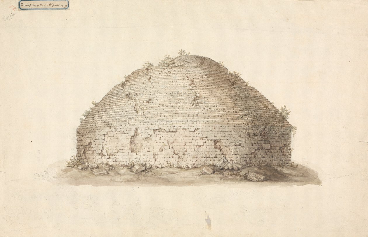 Tumba de Juba II cerca de Argel de James Bruce