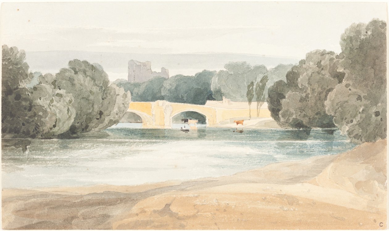 Puente en Knaresborough de James Bulwer