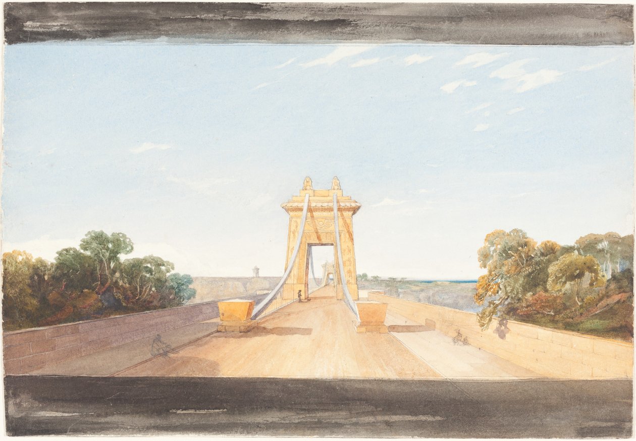 Puente Colgante de Clifton cerca de Bristol de James Bulwer