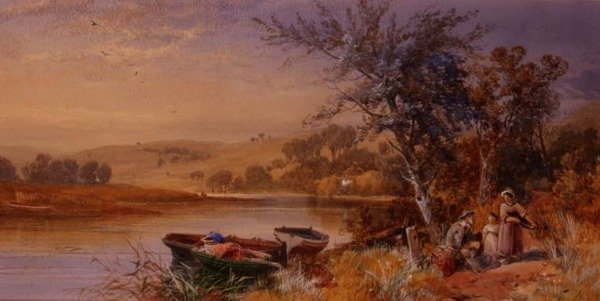 Junto al Lago de James Burrell Smith