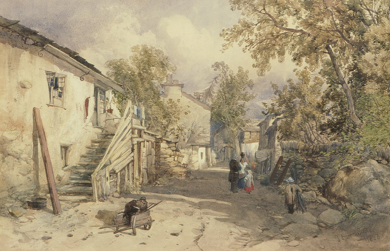 Pueblo de Bowness, Cumberland de James Burrell Smith