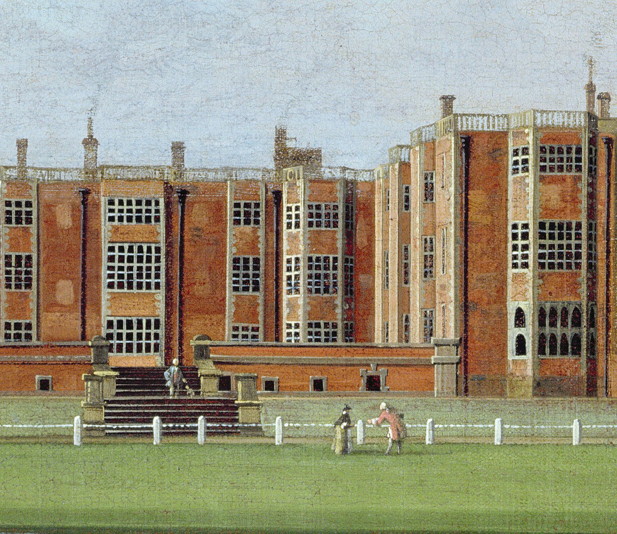 Vista de Temple Newsam House (detalle) de James Chapman