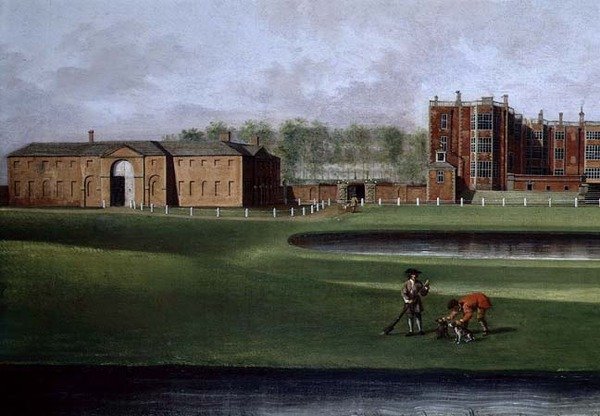 Vista de Temple Newsam House, (detalle) de James Chapman