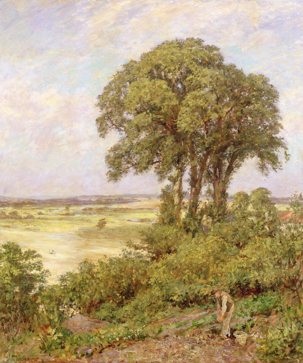 Paisaje en Sussex de James Charles