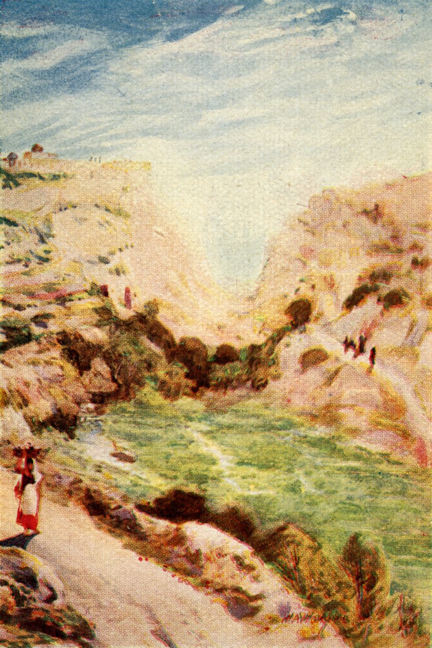 Jerusalén, El Valle del Rey - Mateo xxiii. 37, c1924 de James Clark and Henry A Harper