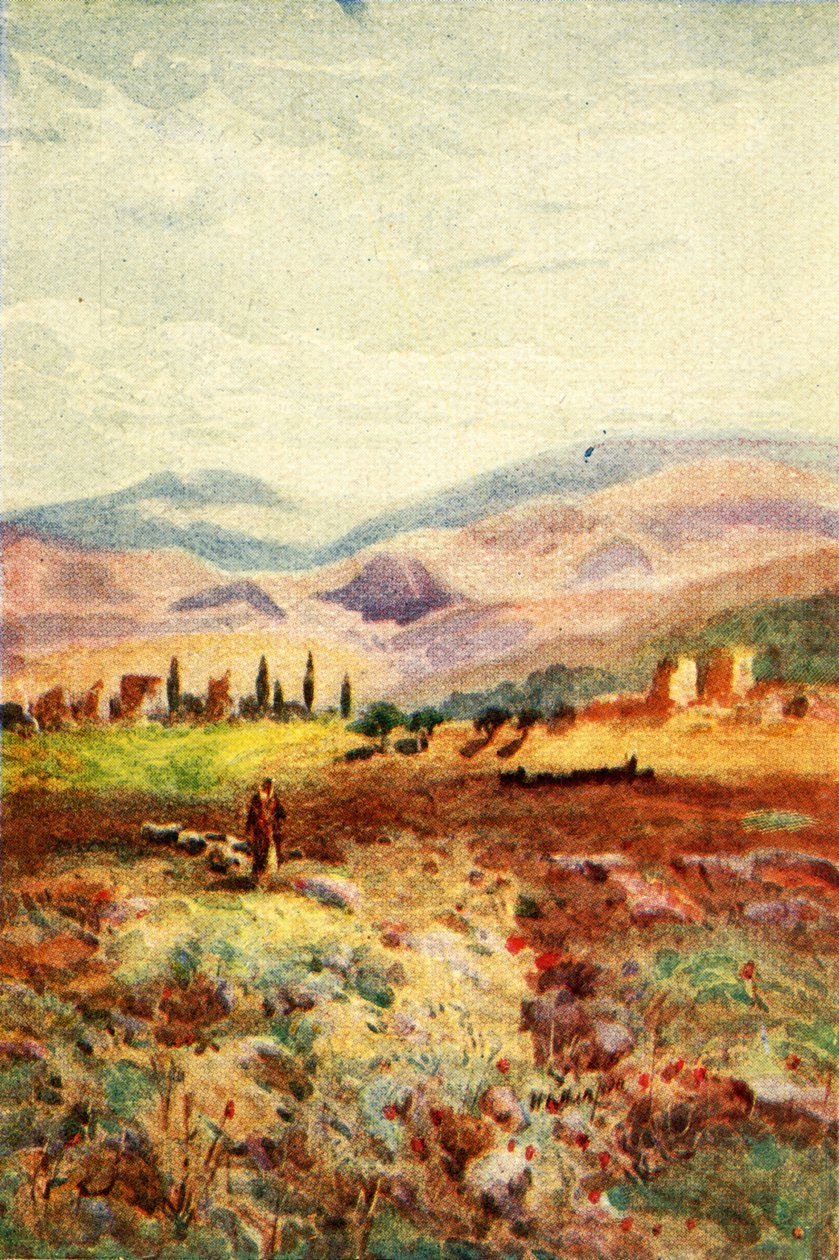Ruinas de Sardis - Revelaciones. iii. 1., c1924 de James Clark and Henry A Harper