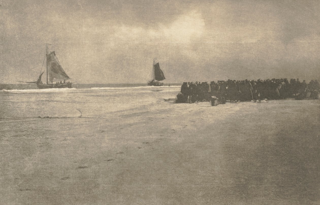 Trabajo de Cámara: En una Costa Holandesa, 1904 de James Craig Annan