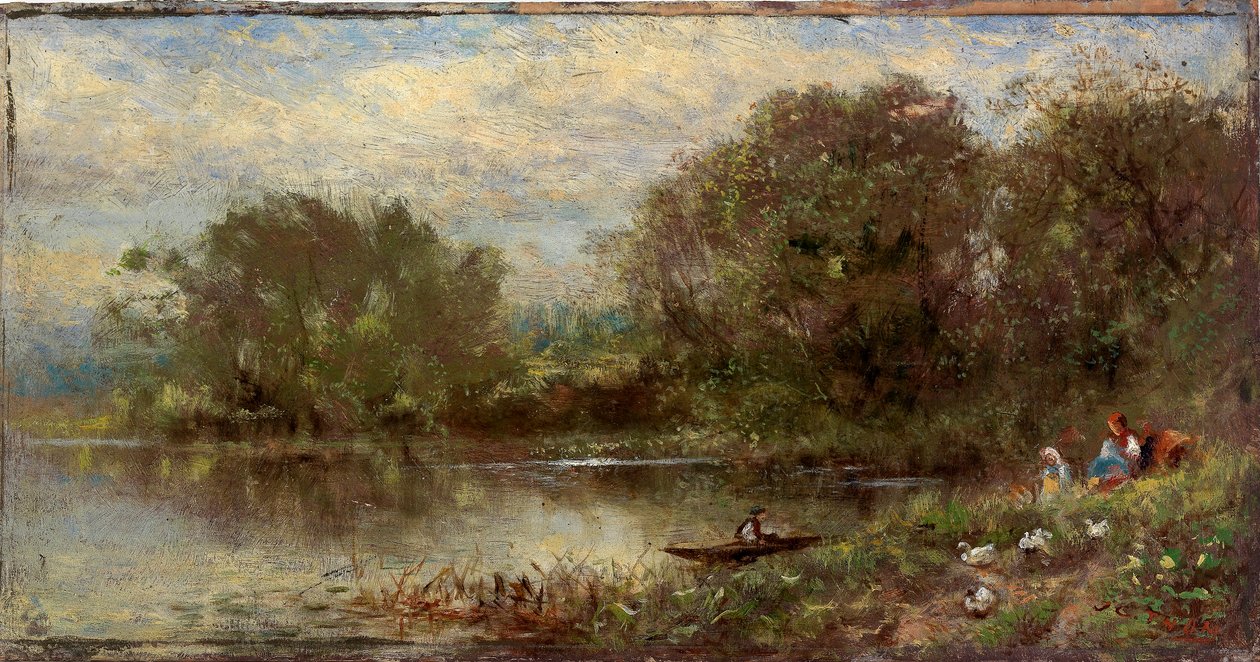 Paisaje llamado "La bellota de James Crawford Thom