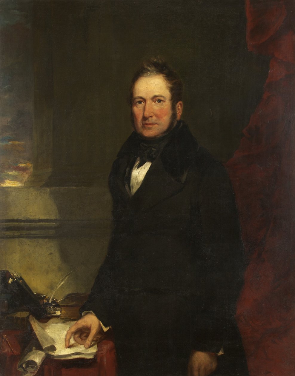 Retrato de William Fripp Esq., D.L., J.P. de James Curnock