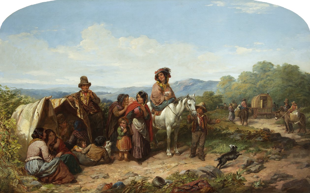 La disolución del campamento de James Curnock