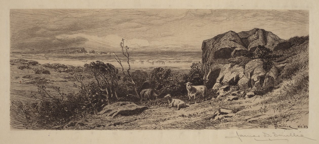 Un rincón de Marblehead Neck de James David Smillie