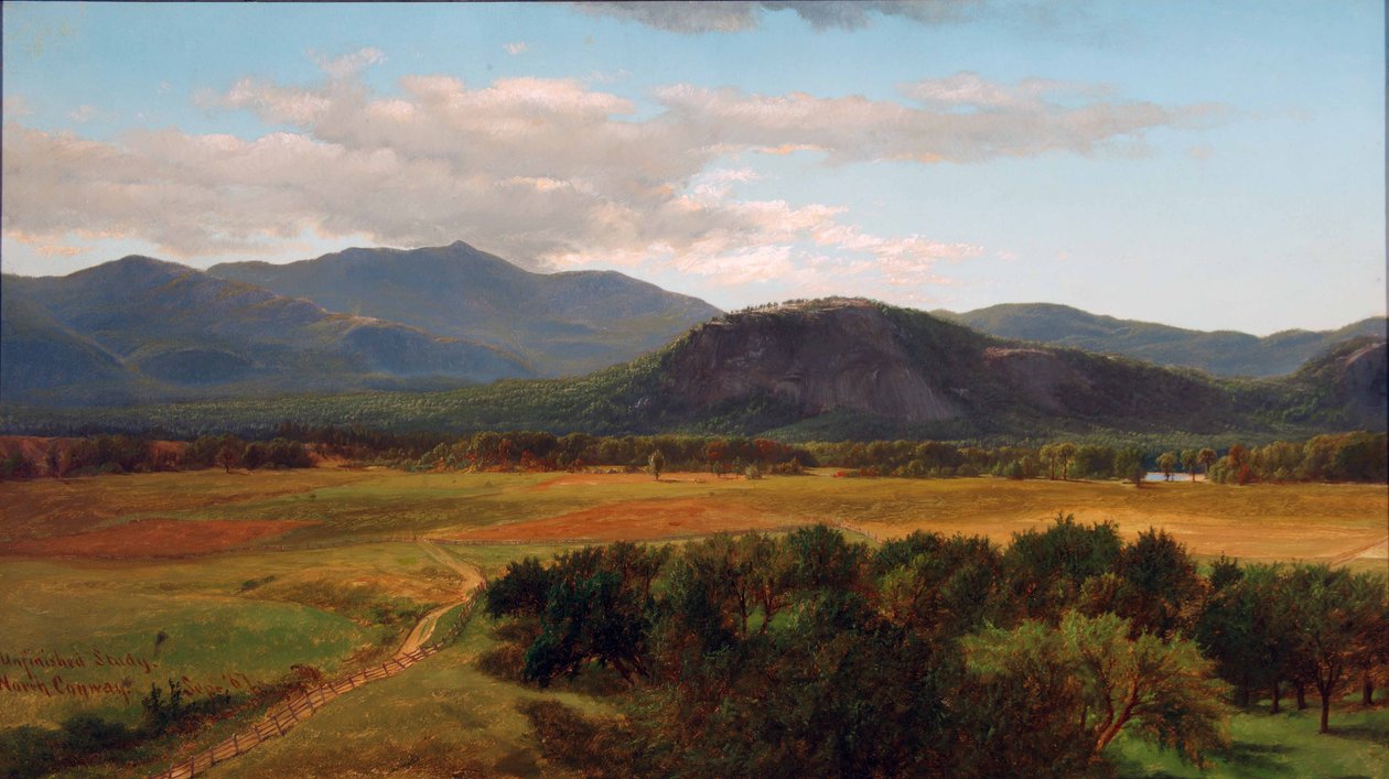 Moat Mountain y White Horse Ledge, Estudio, North Conway, New Hampshire de James David Smillie