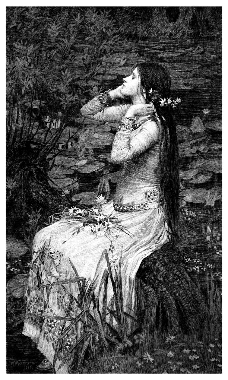 Ofelia, 1895 de James Dobie
