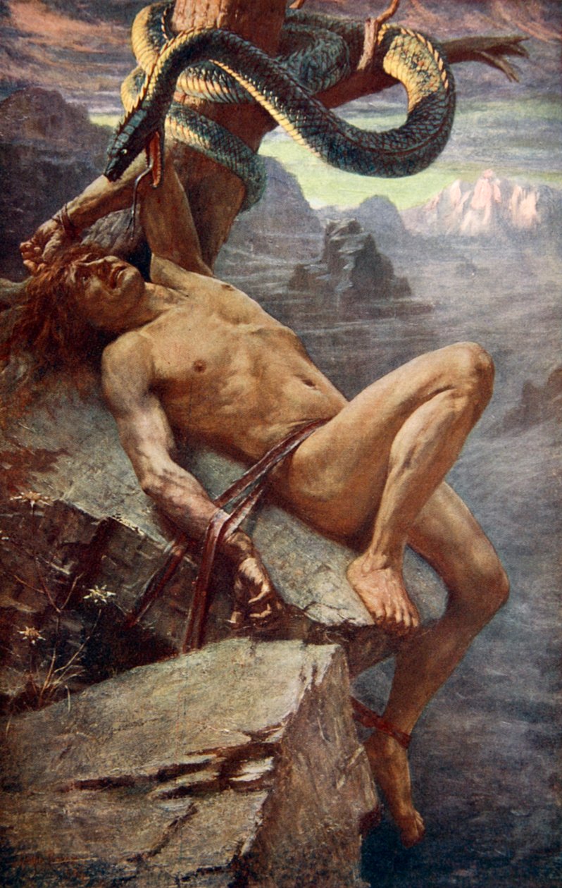 Castigo de Loke, 1890 de James Doyle Penrose