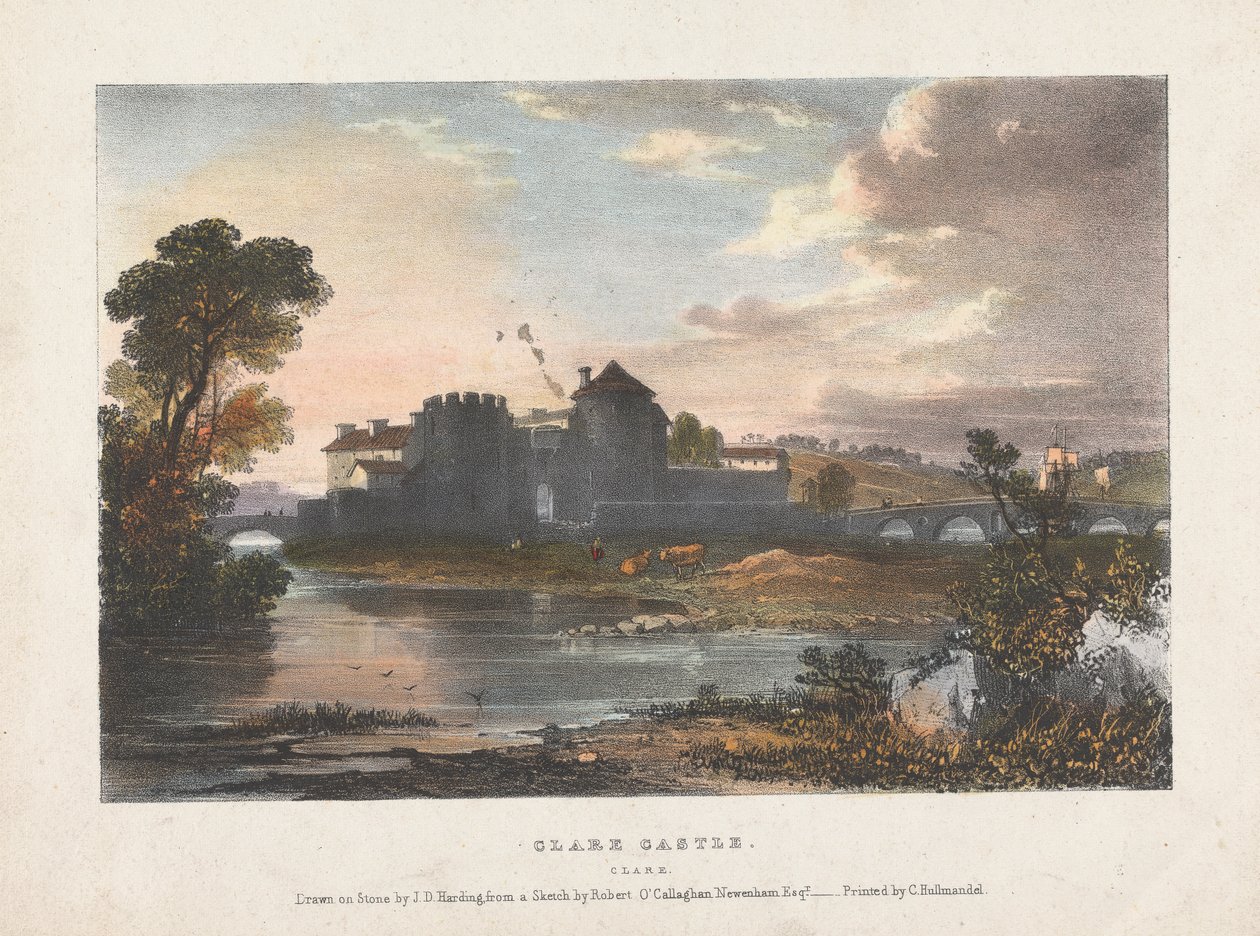 Castillo de Clare de James Duffield Harding