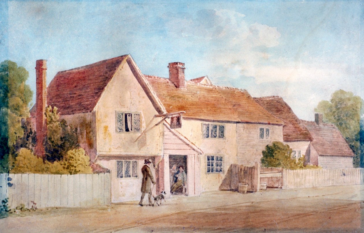 Cabañas en Chadwell, Essex de James Duffield Harding