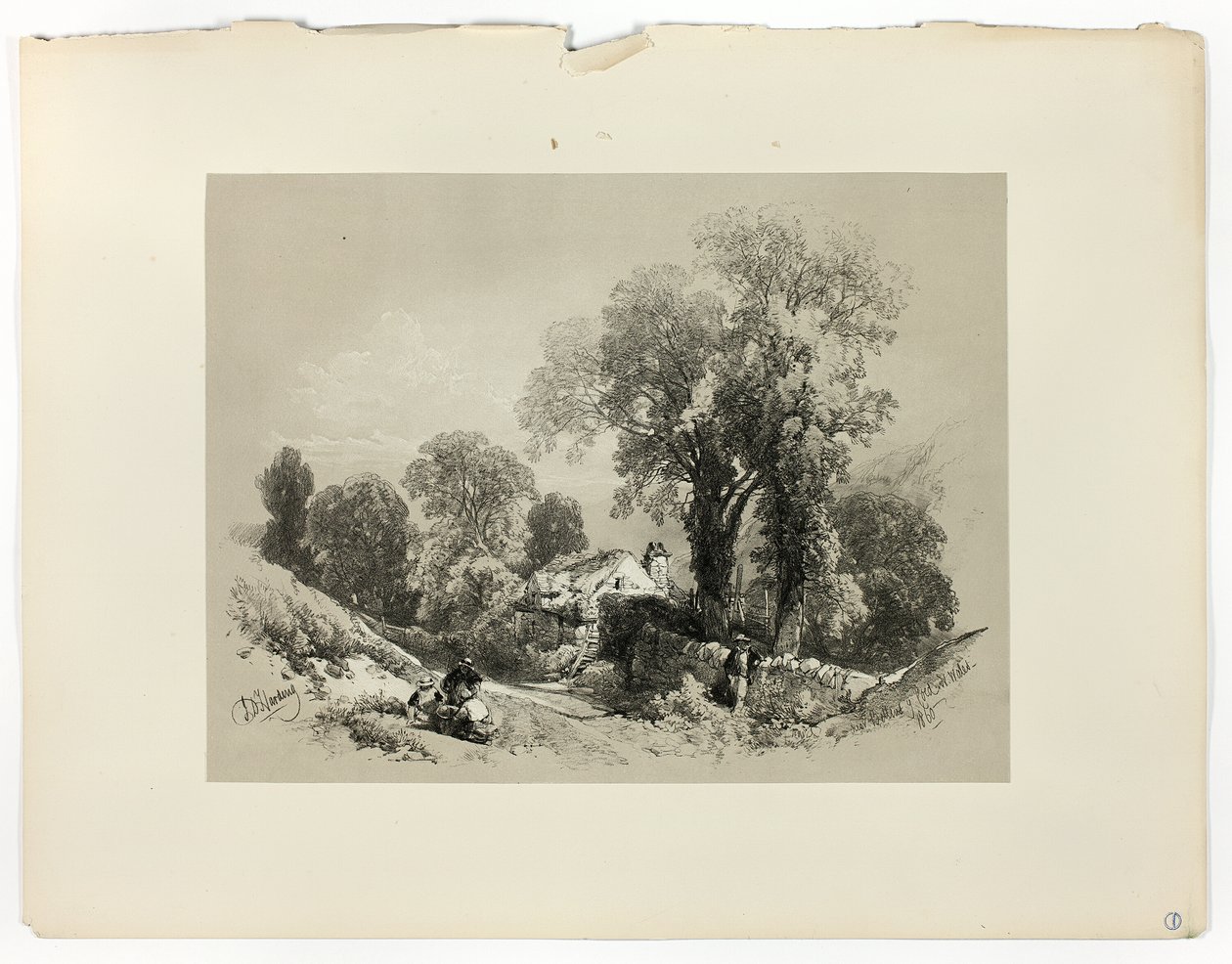 Cerca de Bettws y Coed, N. Gales, de Selecciones Pintorescas de James Duffield Harding