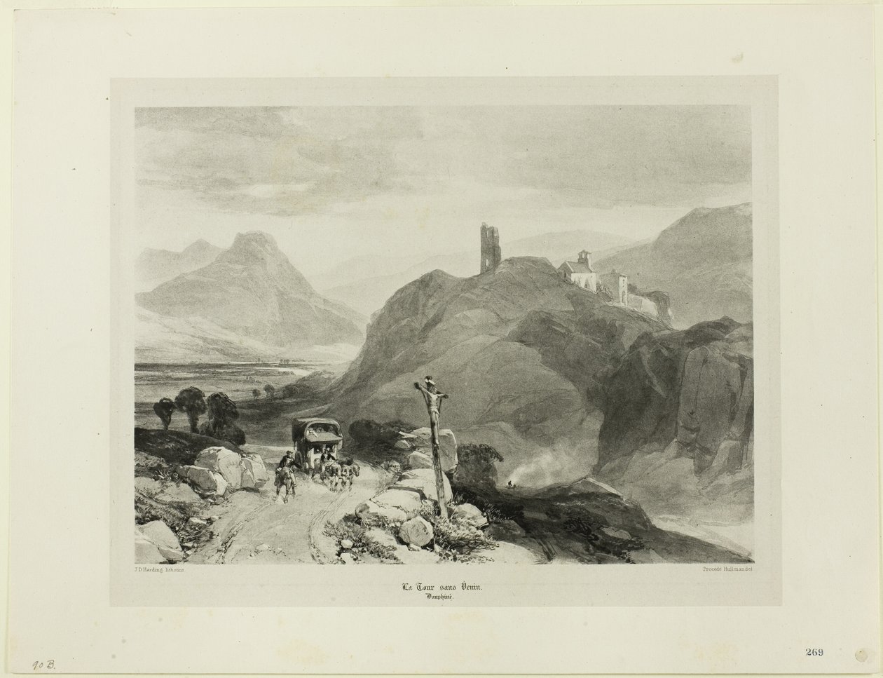 La Tour-sans-Venin, región del Dauphiné de James Duffield Harding