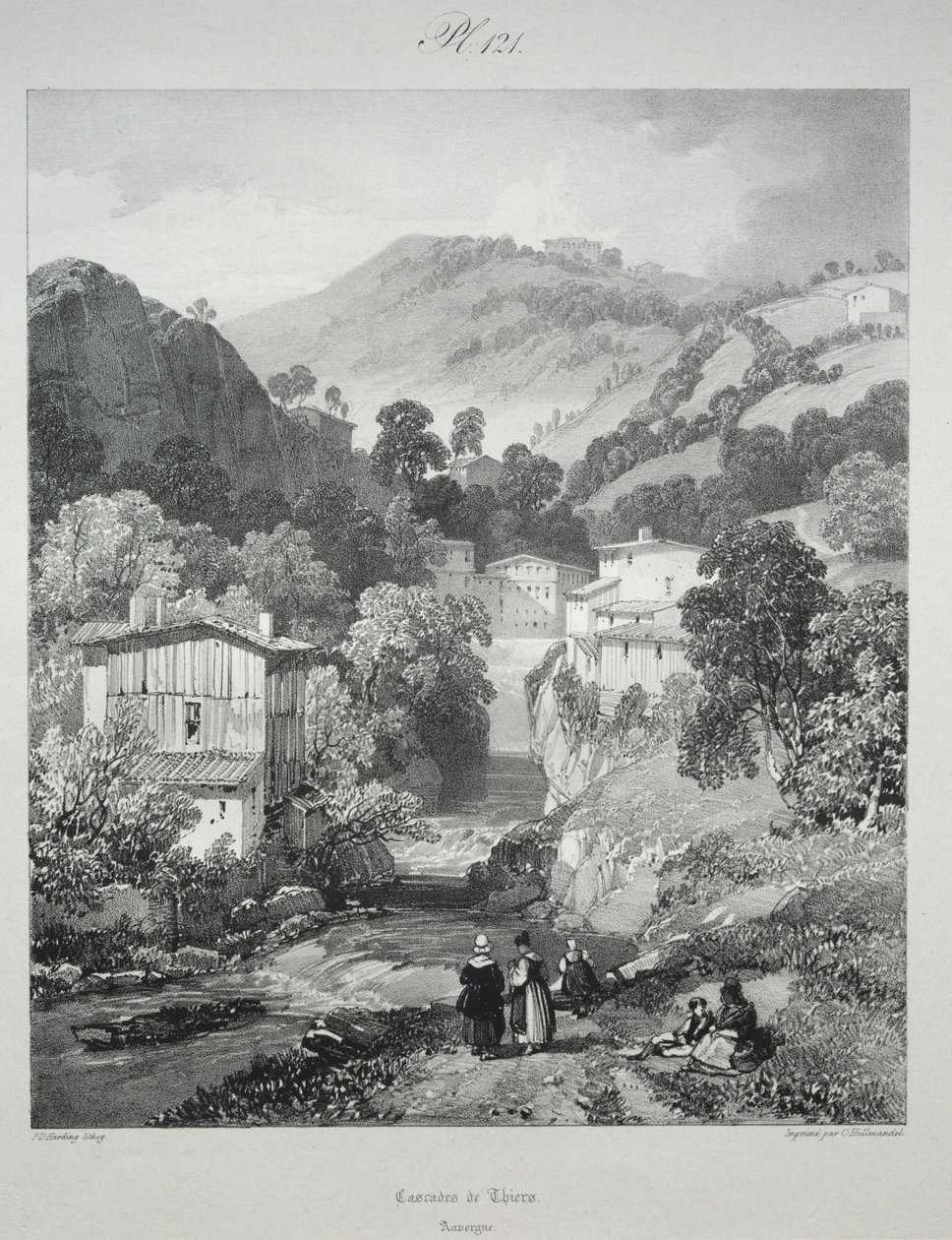 Viajes pintorescos y románticos en la antigua Francia. Auvernia... de James Duffield Harding
