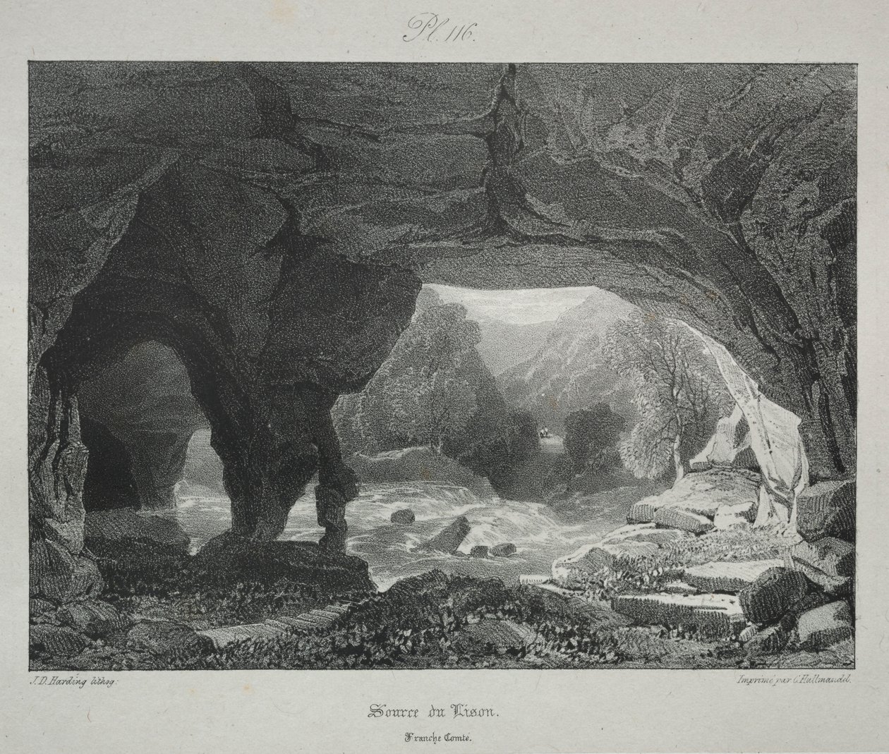 Viajes pintorescos y románticos en la antigua Francia. Franco Condado..., 1825 de James Duffield Harding