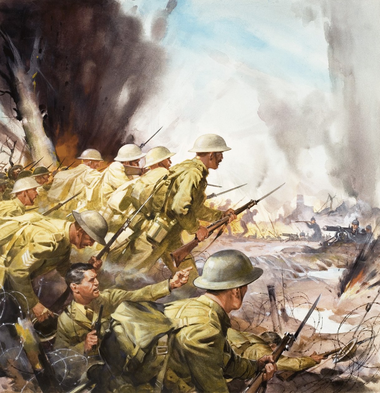La matanza del Somme de James Edwin McConnell