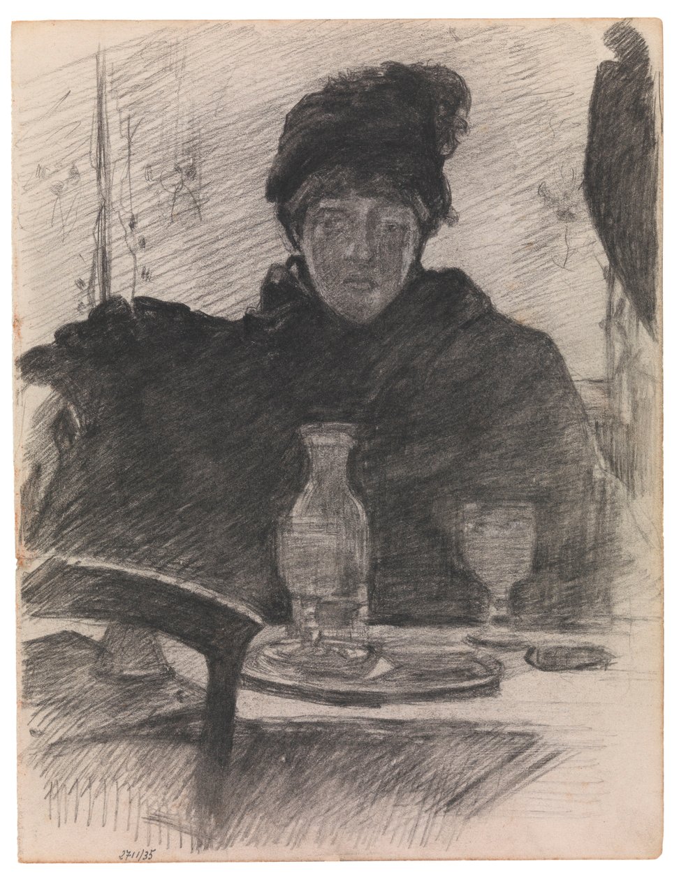 Según Manet: El bebedor de absenta de James Ensor