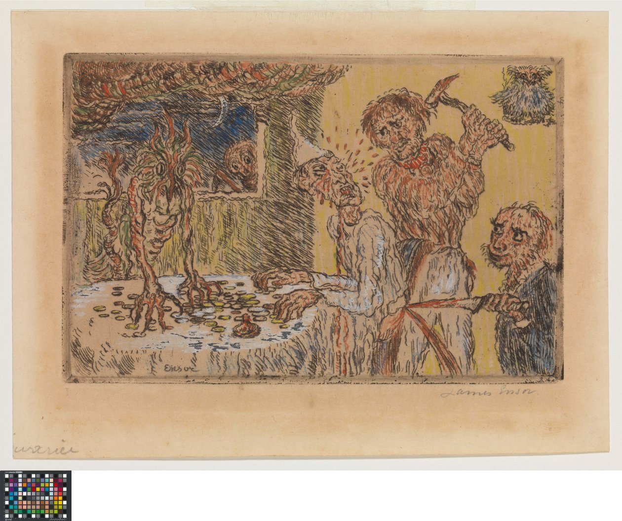 Avaricia de James Ensor