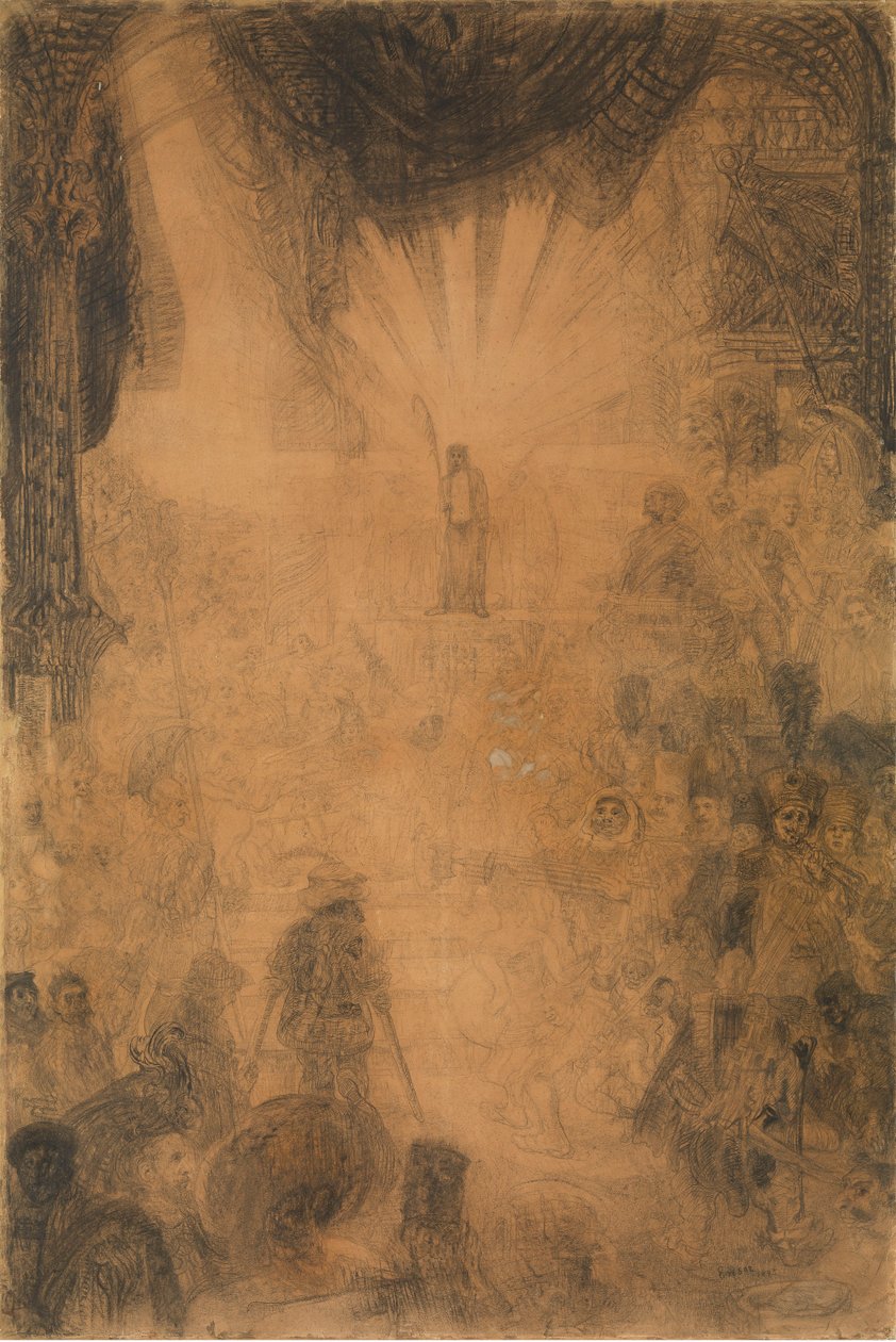 Christus dem Volk gezeigt de James Ensor