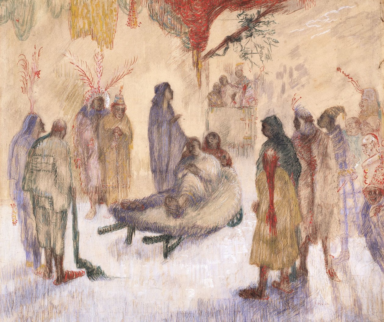 Cristo y el lisiado de James Ensor