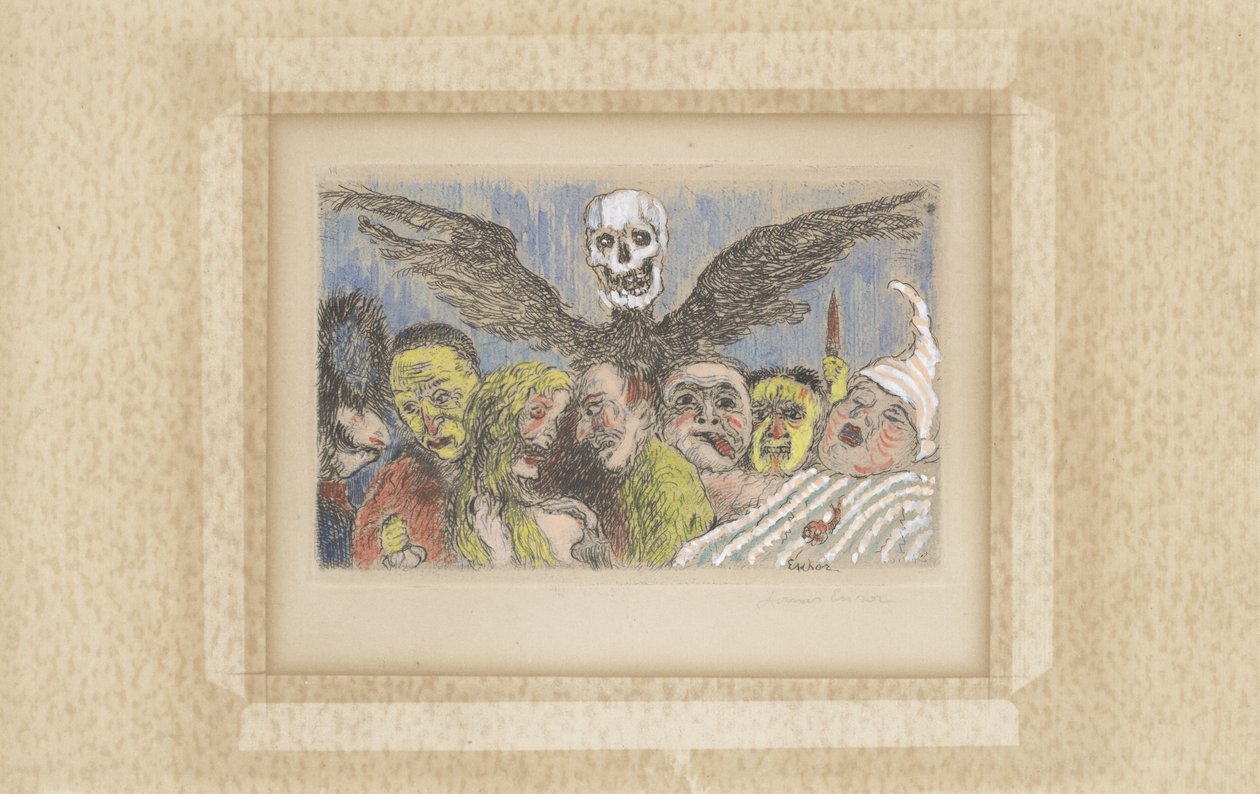Los pecados capitales dominados por la muerte de James Ensor