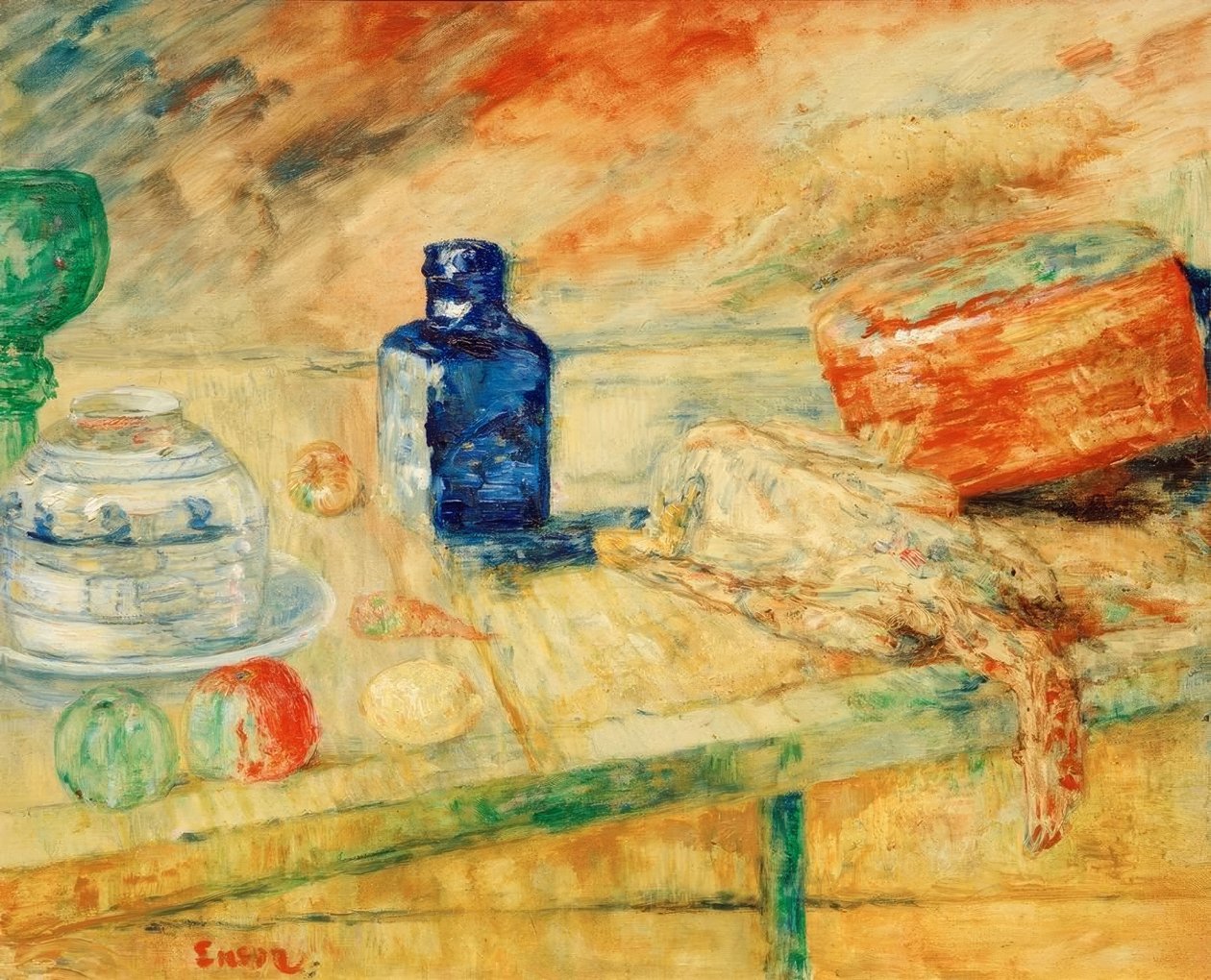 El frasco azul de James Sidney Ensor