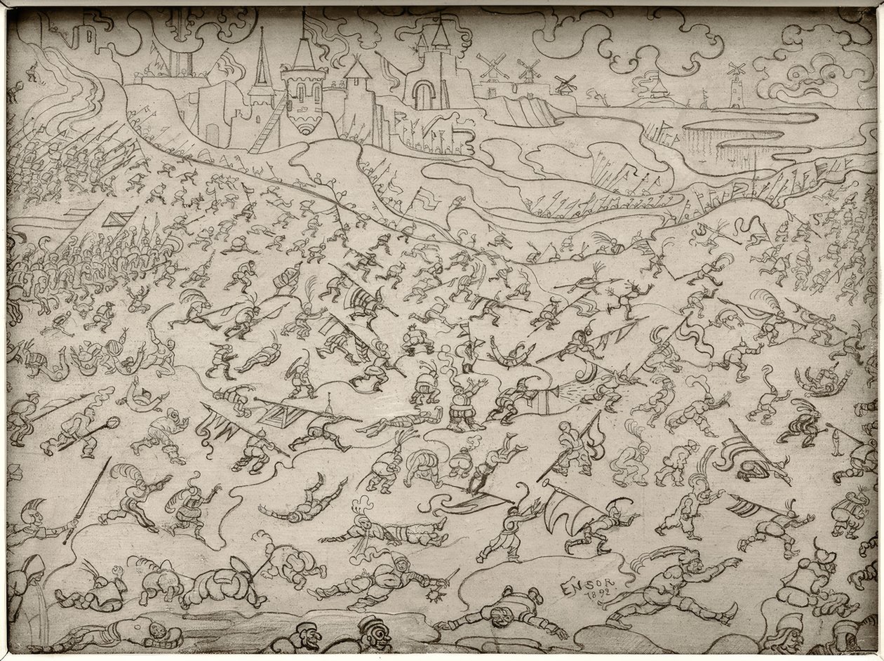 Los mercenarios sin ley de James Sidney Ensor