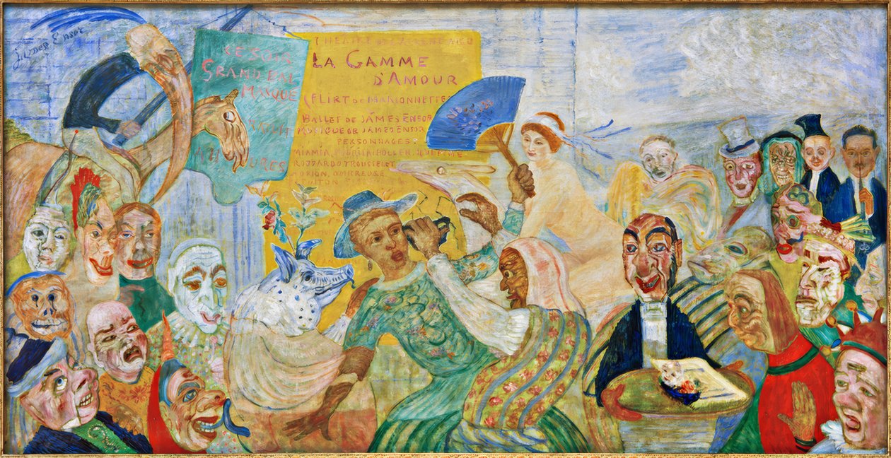 La máscara arrancada de James Sidney Ensor