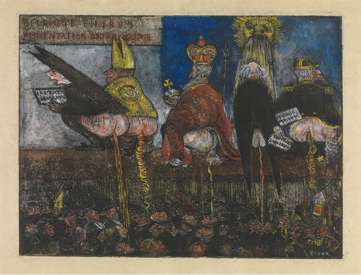 Alimentación doctrinal de James Ensor