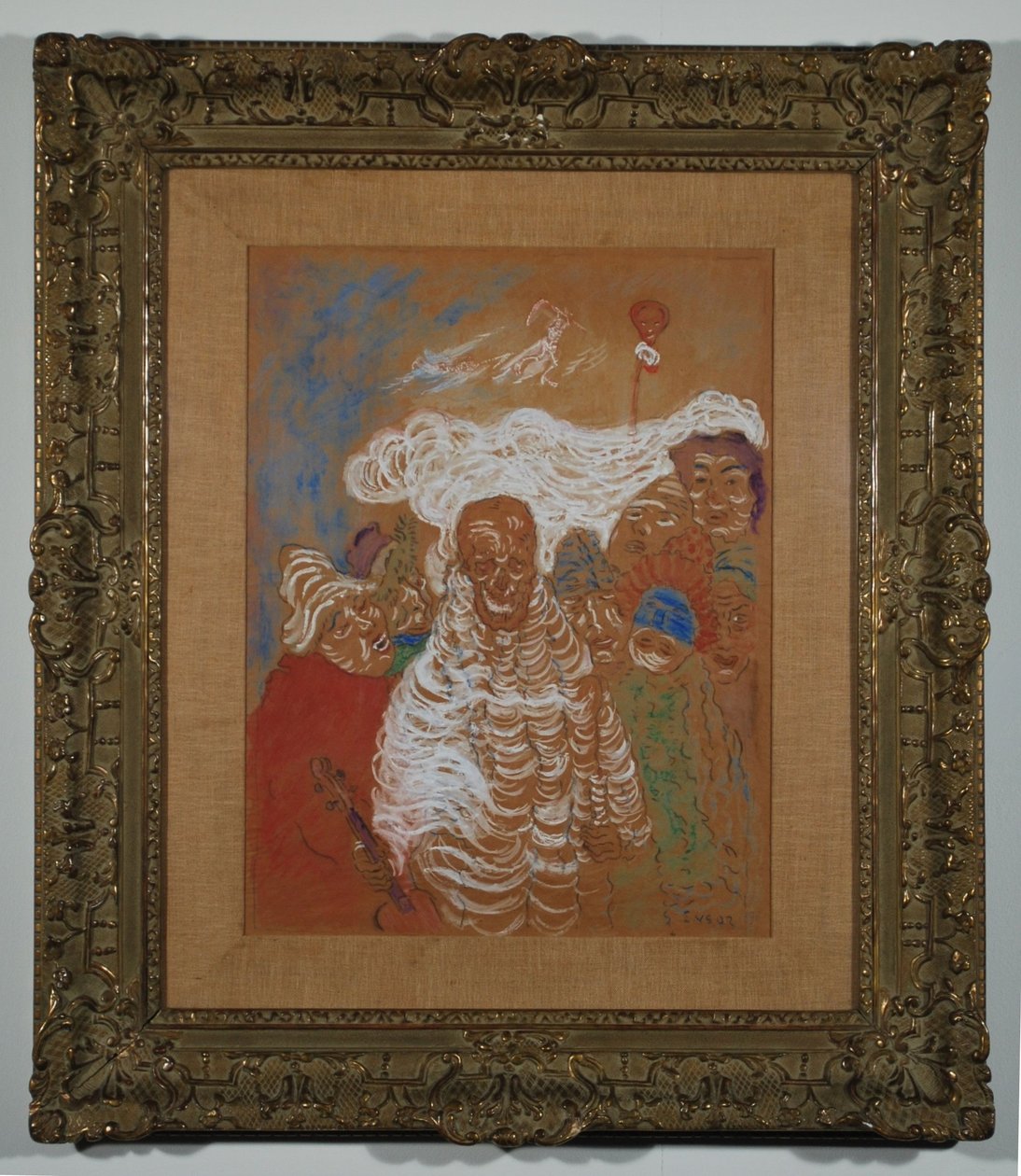 Die Masken und der Tod de James Ensor
