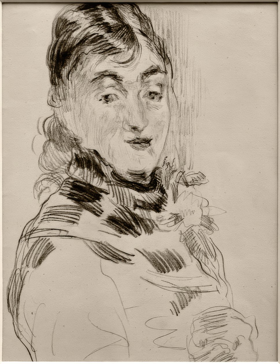 Méry Laurent con un carlino de James Sidney Ensor