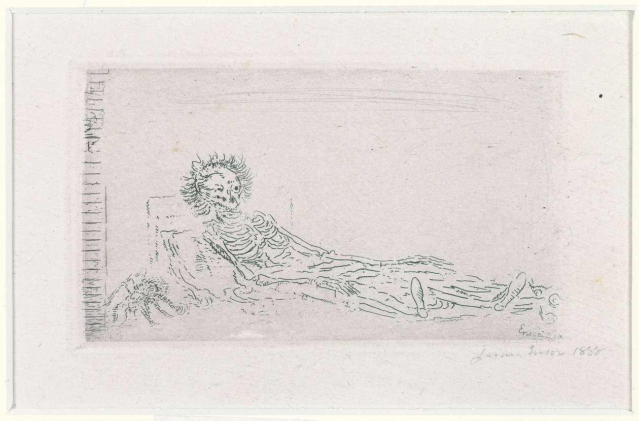 Mi retrato en 1960 de James Ensor