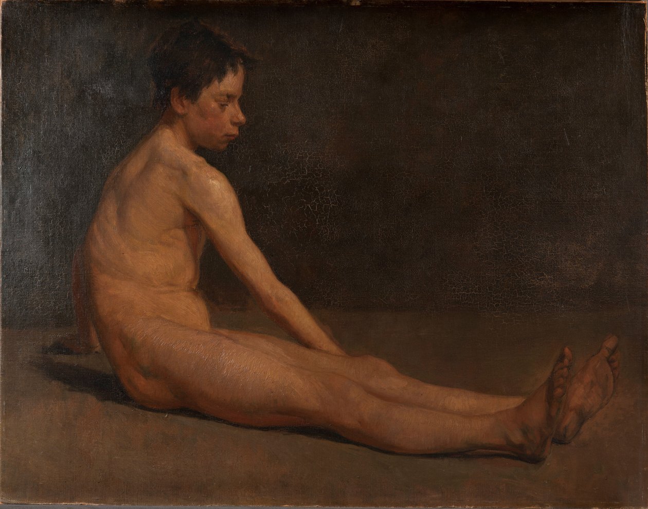 Niño desnudo de James Ensor