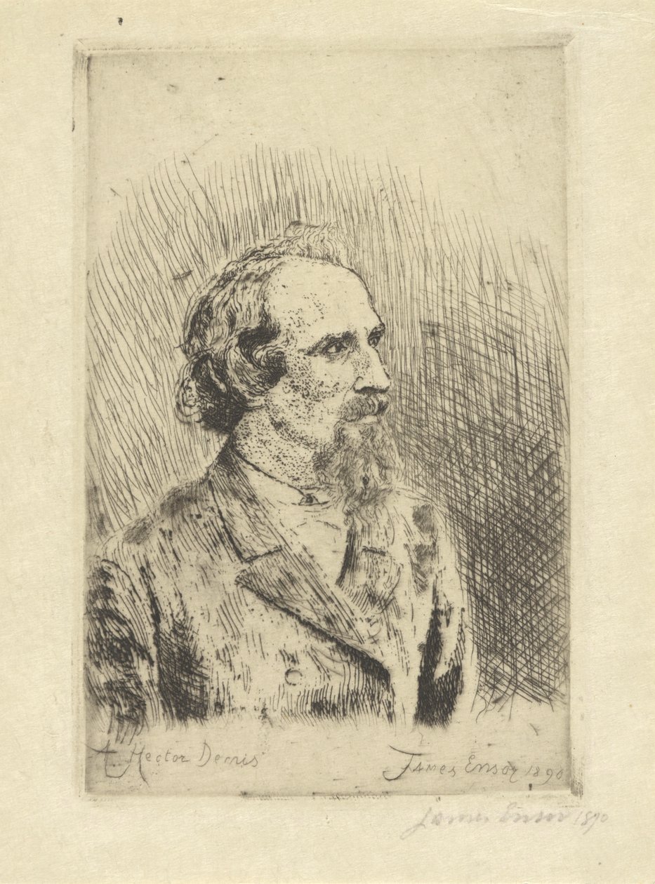 Retrato de Héctor Denis de James Ensor