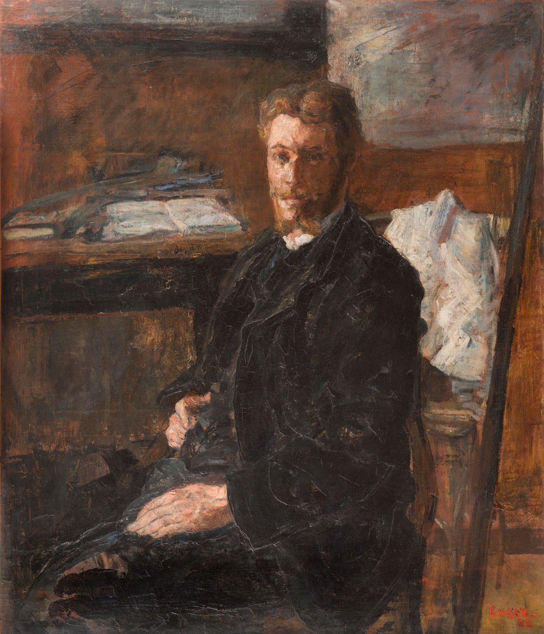 Retrato de Willy Finch de James Ensor