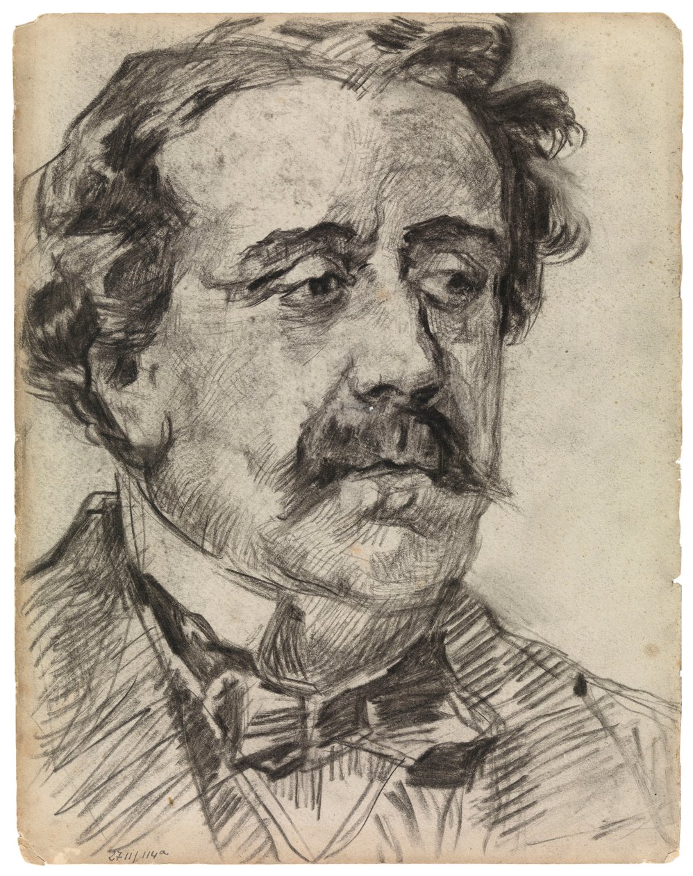 Retrato de un hombre de James Ensor