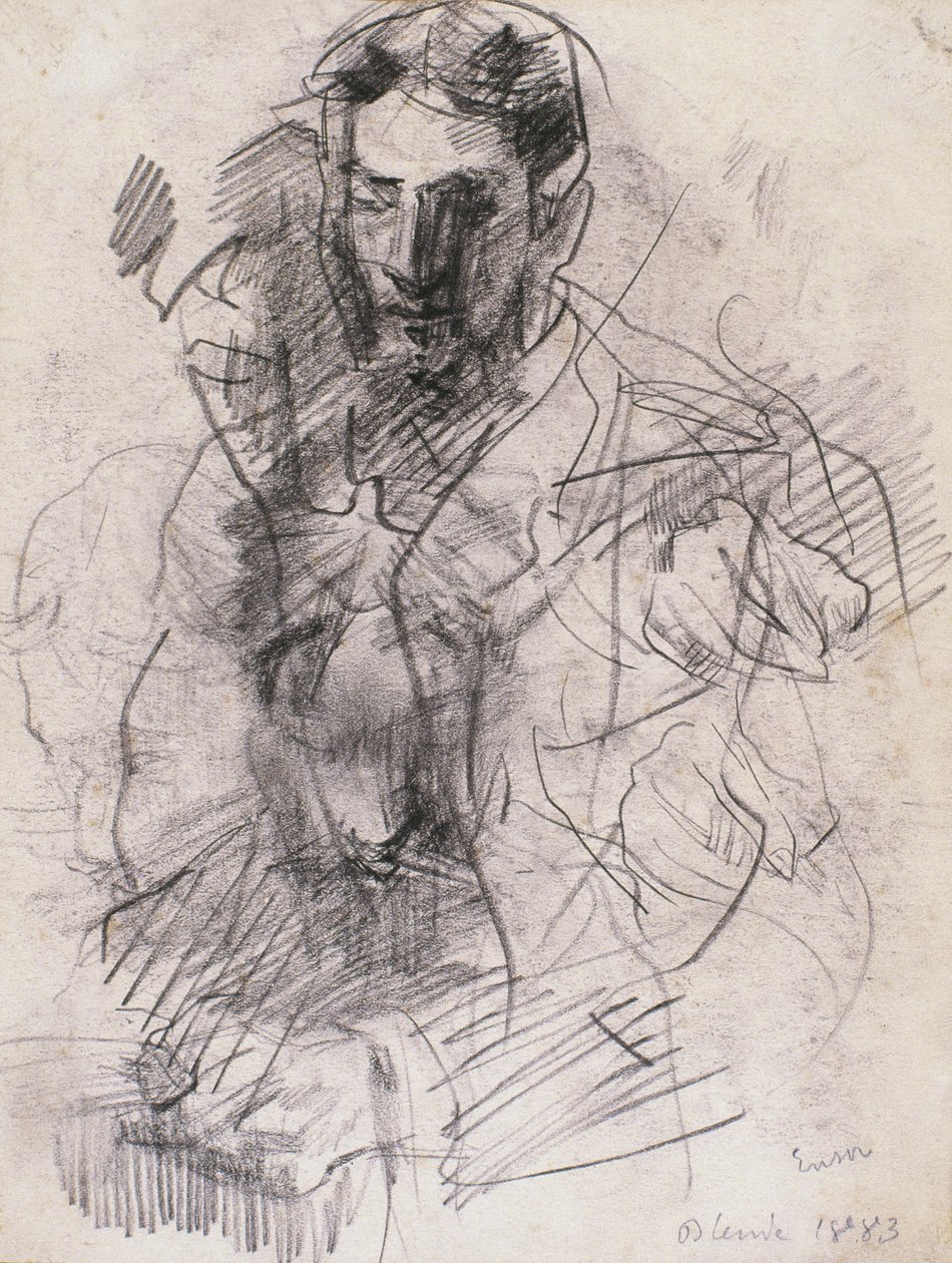 Retrato del artista, Willy Finch de James Ensor