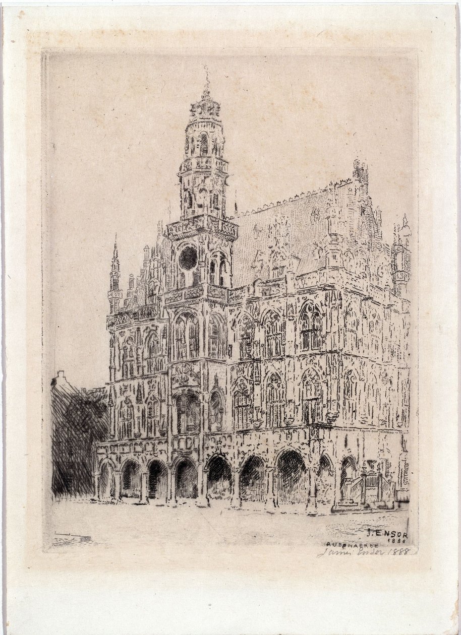 Ayuntamiento de Oudenaarde de James Ensor