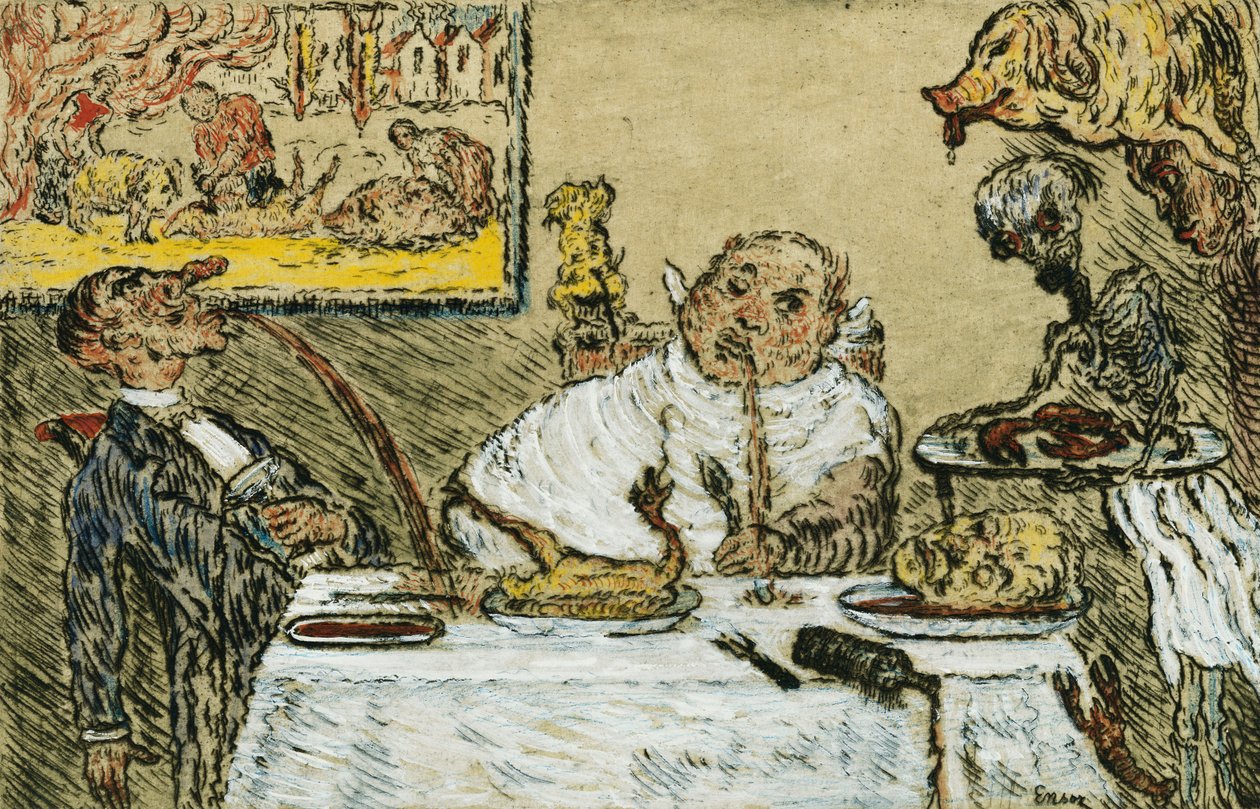 Los pecados capitales; Les Peches Capitaux de James Ensor