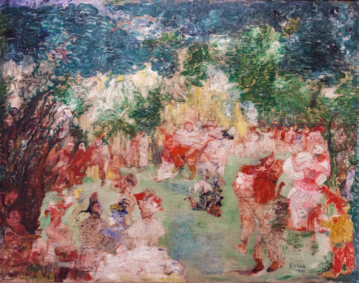 El jardín del amor de James Ensor