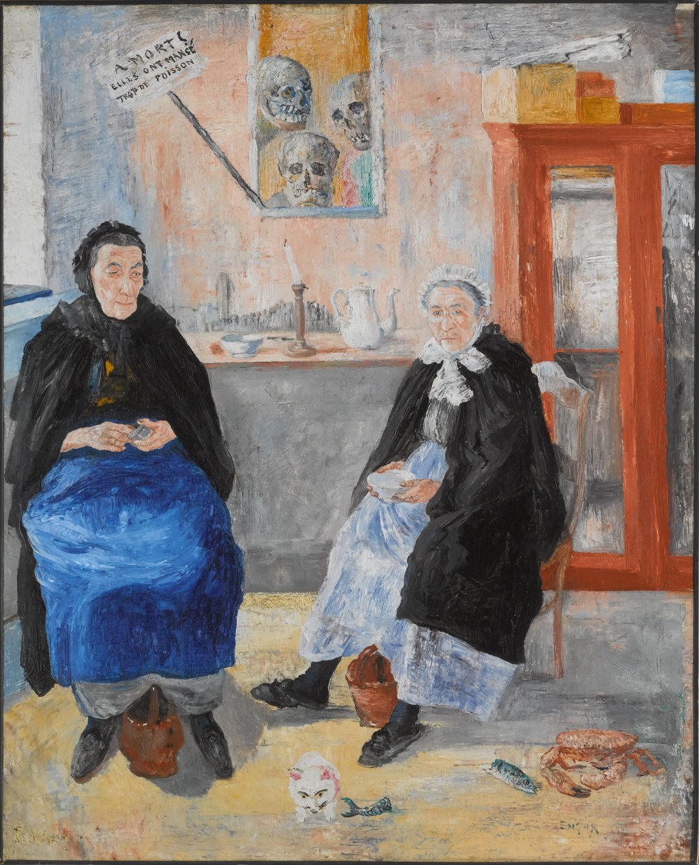 Las Melancólicas Pescadoras de James Ensor