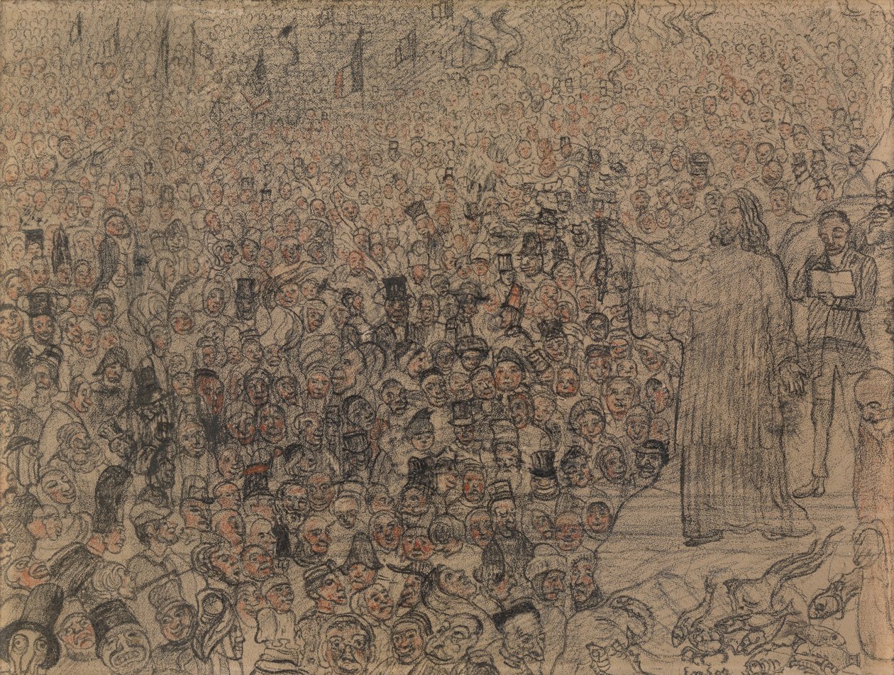 La multiplicación de los peces de James Ensor
